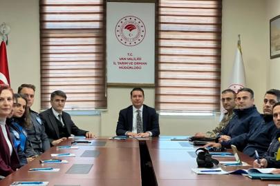 Van'da inci kefali av yasağı öncesi komisyon toplantısı yapıldı