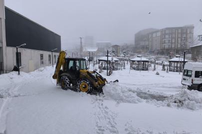 Van'da mart ayının sonunda kar yağışı