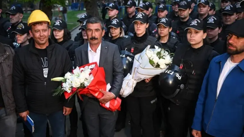 Ankara'da madenci eylemi bitti: