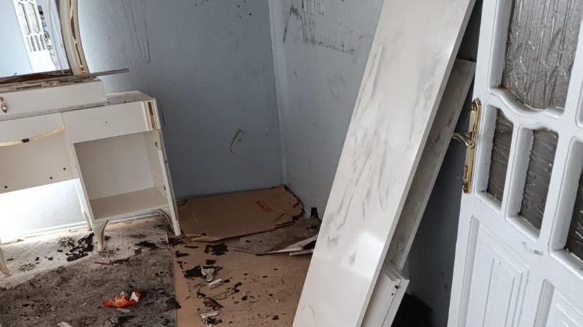 Başkale'de ev yangını maddi hasara yol açtı