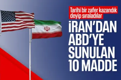 İran: ABD'yi 10 maddelik planı kabul etmeye zorlayarak tarihi bir zafer elde ettik
