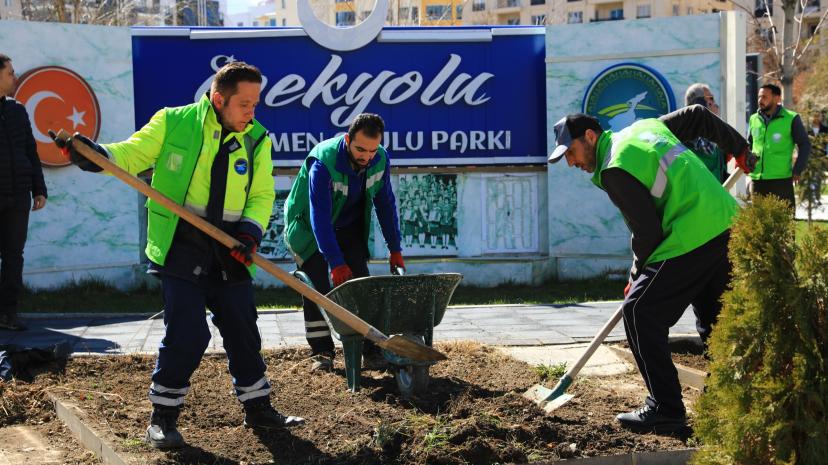 Kent Park’ta Bahar Hazırlığı Başladı