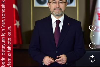 Tarım ve Orman Bakanı Yumaklı Van’a Geliyor