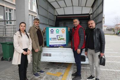 Tuşba Belediyesi Okullarda Geri Dönüşüm Çalışmalarına Başladı