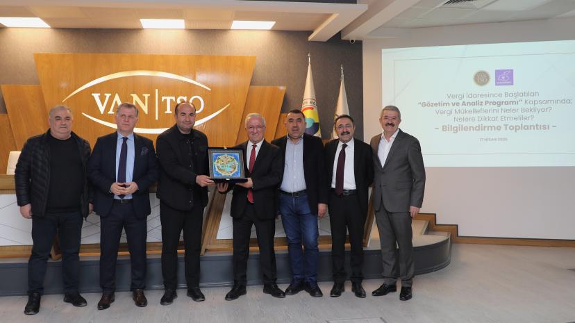 Van TSO'da "Gözetim ve Analiz Programı" bilgilendirme toplantısı düzenlendi