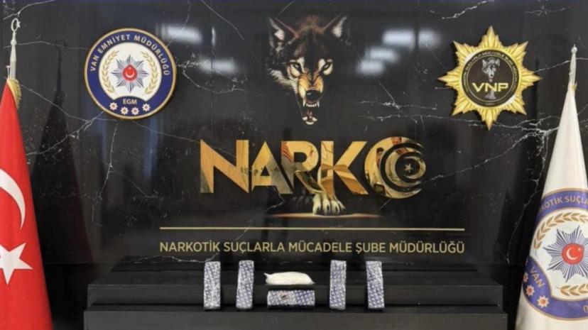 Van'da 4 kilo 260 gram eroin ele geçirildi