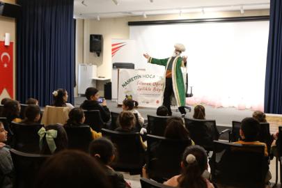 VAN’DA 62. KÜTÜPHANE HAFTASI’NDA ÇOCUKLAR NASREDDİN HOCA  İLE BULUŞTU