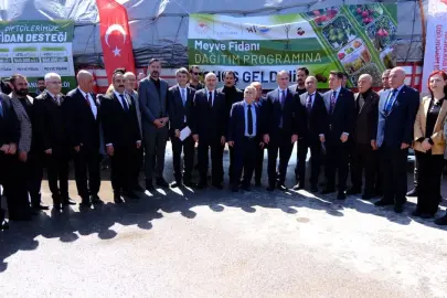 Van’da çiftçilere 650 bin fidan dağıtıldı