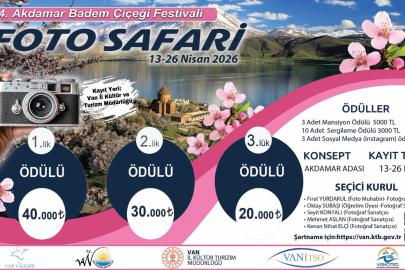 VAN’DA FOTO SAFARİ KAYITLARI BAŞLADI