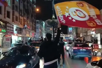 Van’da Galatasaray Taraftarından Derbi Kutlaması