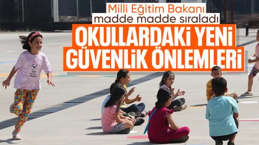 Yusuf Tekin okullarda alınan önlemleri açıkladı