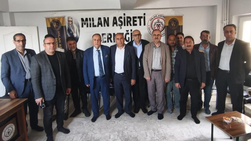 İş İnsanı Zahir Kandaşoğlu'ndan Milan Aşireti Derneği'ne ziyaret