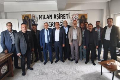 İş İnsanı Zahir Kandaşoğlu'ndan Milan Aşireti Derneği'ne ziyaret
