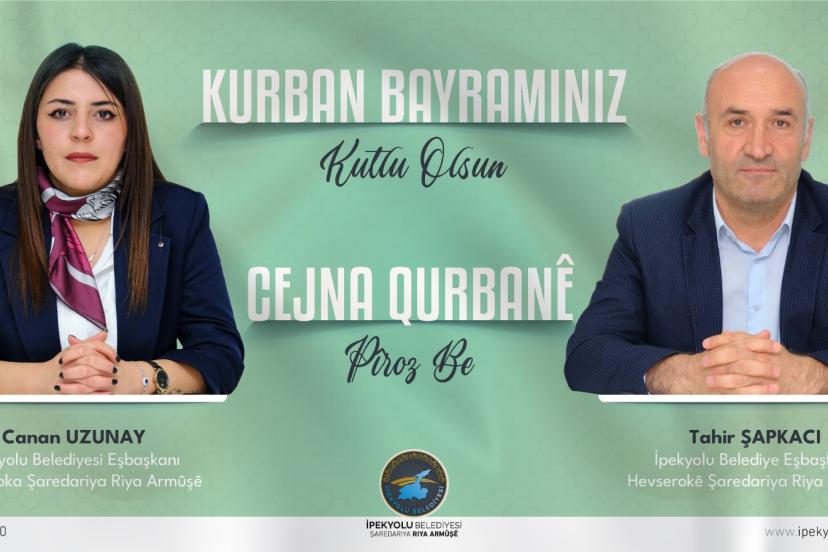 İpekyolu Belediyesi Eş Başkanlarından bayram mesajı