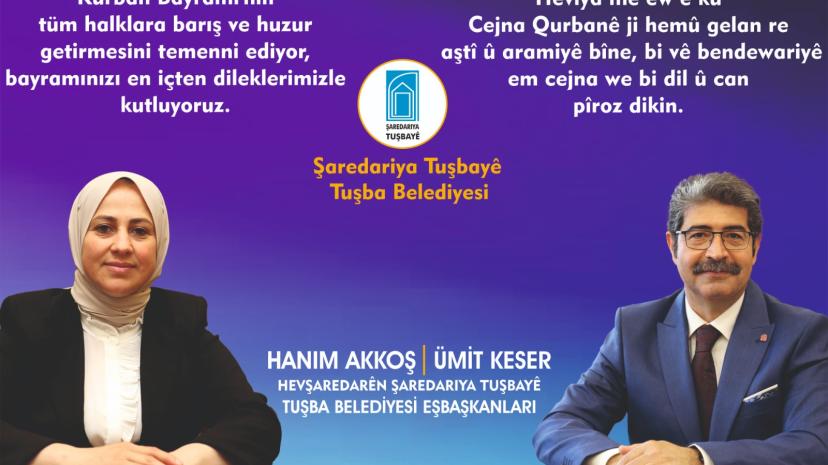 Tuşba Belediyesinden Kurban Bayramı mesajı