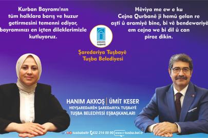 Tuşba Belediyesinden Kurban Bayramı mesajı