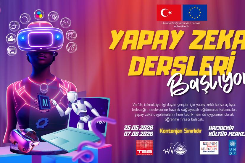 VAN BÜYÜKŞEHİR BELEDİYESİ DİGEM’DE YAPAY ZEKA EĞİTİMLERİ BAŞLIYOR