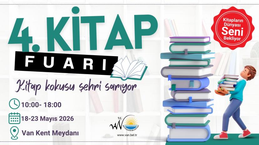 VAN BÜYÜKŞEHİR BELEDİYESİ’NDEN 4. VAN YEREL YAZARLAR KİTAP FUARI