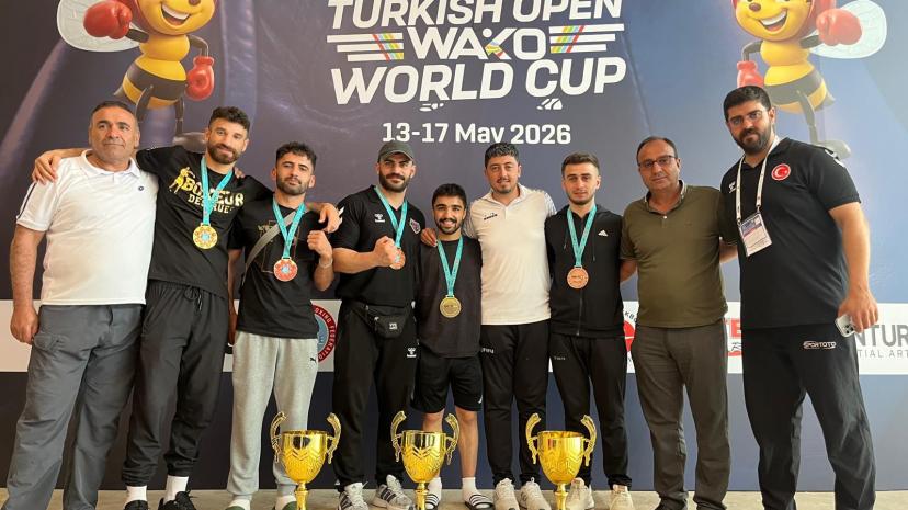 VAN BÜYÜKŞEHİR BELEDİYESPORLU SPORCULAR ANTALYA’DA DÜNYA KUPASINA DAMGA VURDU