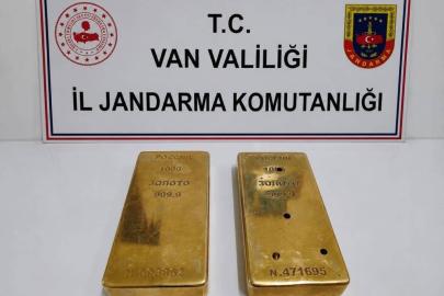 Van’da 2 kilo külçe altın ele geçirildi