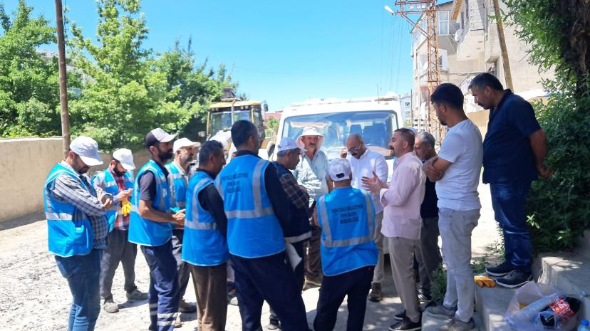 Eşbaşkan Yardımcısı Ergün, çalışmaları yerinde inceledi