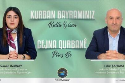 İpekyolu Belediyesi Eş Başkanlarından bayram mesajı