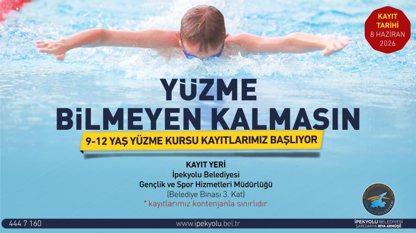 İpekyolu'nda Yüzme Bilmeyen Kalmasın etkinliği