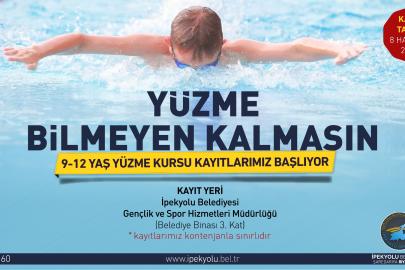 İpekyolu'nda Yüzme Bilmeyen Kalmasın etkinliği