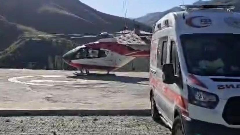 Kalp Rahatsızlığı Olan Hasta Helikopterle Van'a Taşındı