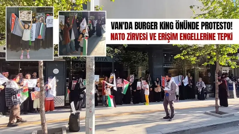 Van’da NATO zirvesi öncesi dikkat çeken eylem!