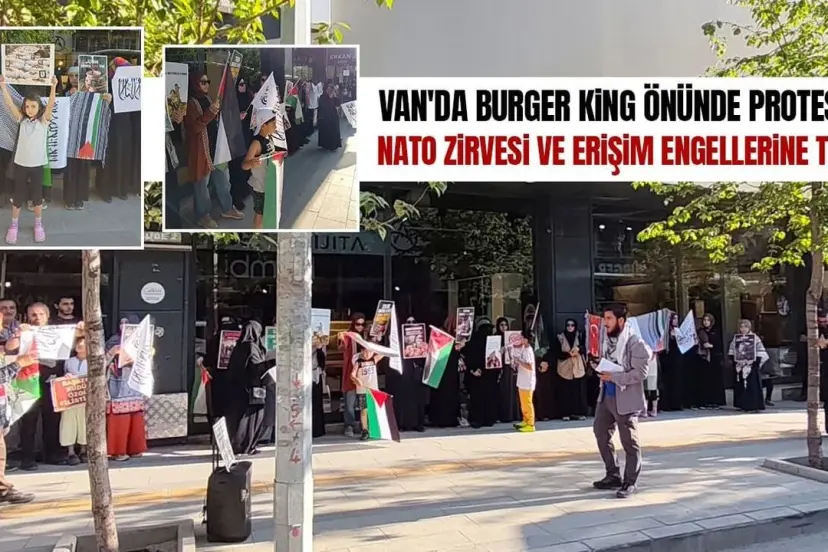 Van’da NATO zirvesi öncesi dikkat çeken eylem!