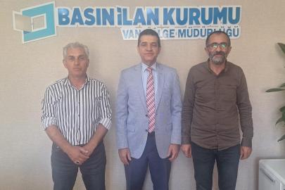 Vangölü Gazeteciler Cemiyeti’nden BİK Van Bölge Müdürü Tokgöz’e Hayırlı Olsun Ziyareti...