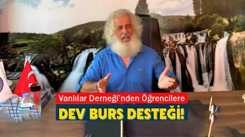 Vanlılar Derneğinden öğrencilere dev burs