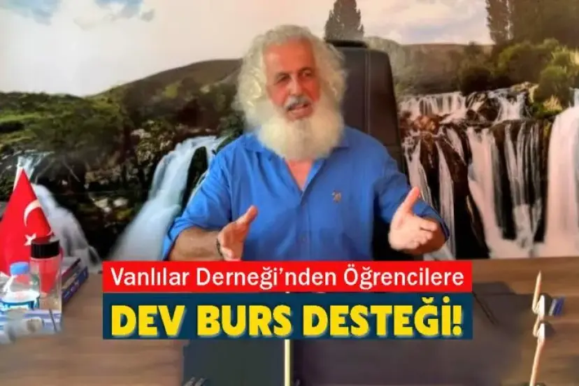 Vanlılar Derneğinden öğrencilere dev burs