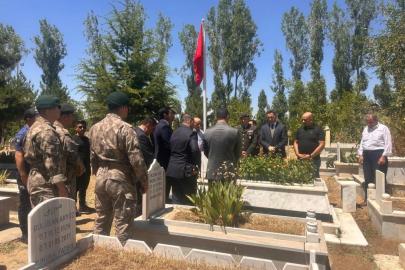 15 Temmuz şehidi mezarı başında anıldı