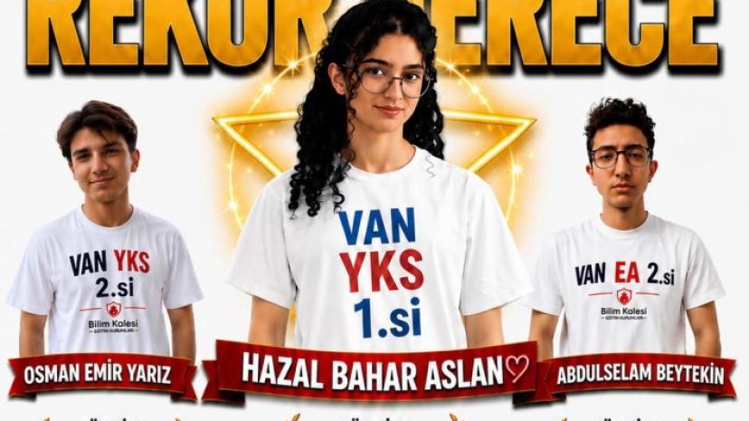 2026 YKS’ de Bilim Kalesi Eğitim Kurumlarından rekor başarı