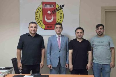 BİK'ten Bitlis Gazeteciler Cemiyeti'ne Ziyaret