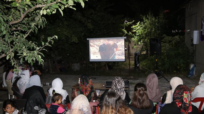 Şamiram Kadın Yaşam ve Dayanışma Merkezi’nden Kadınlara Açık Hava Film Gösterimi