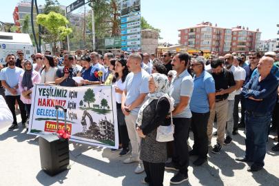 TMMOB öncülüğünde park alanı için açıklama: