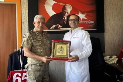 Tümgeneral Ünsal Bulut’tan Başhekim Karaman’a ziyaret