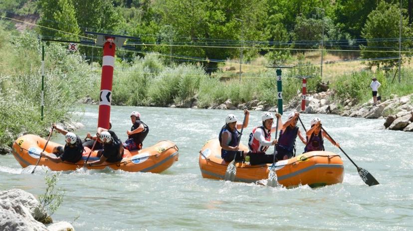 Türkiye Rafting Şampiyonası'nın 3'üncü ayağından renkli görüntüler