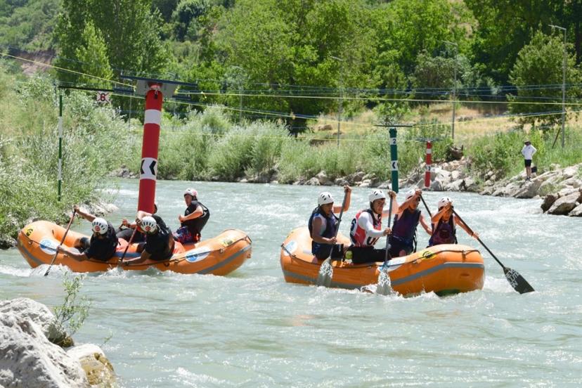 Türkiye Rafting Şampiyonası'nın 3'üncü ayağından renkli görüntüler