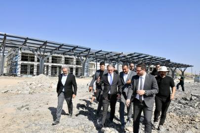 VALİ VE BÜYÜKŞEHİR BELEDİYE BAŞKAN VEKİLİ OZAN BALCI KENTTEKİ  YATIRIMLARI İNCELEDİ