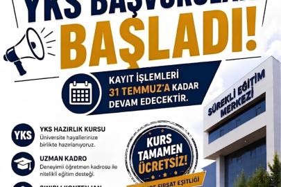 VAN BÜYÜKŞEHİR BELEDİYESİ BÜSEM'DE YKS HAZIRLIK KURSU BAŞVURULARI BAŞLADI