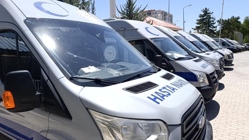 Van'da hasta nakil filosu yenilendi
