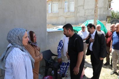 Eşbaşkanlar’dan evlerinden atılan Kaya ailesine ziyaret