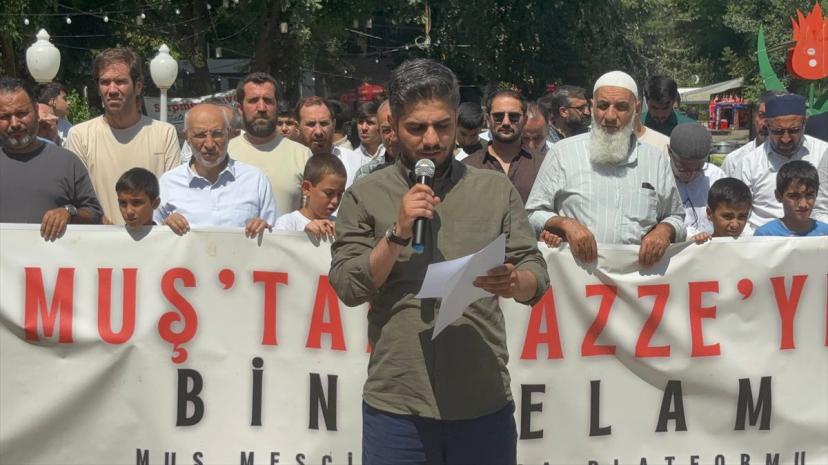 Filistin Konvoyu'na Destek Gösterisi