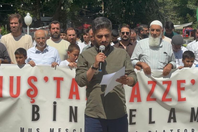 Filistin Konvoyu'na Destek Gösterisi