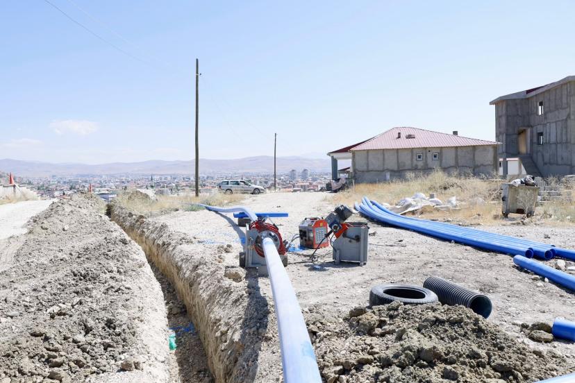 SEYRANTEPE MAHALLESİ’NDE 40 HANENİN İÇME SUYU SORUNU ÇÖZÜLDÜ