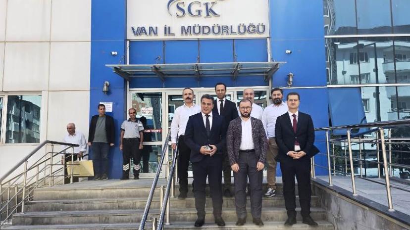 SGK Başkanı Elitaş, Van İl Müdürlüğünü Ziyaret Etti